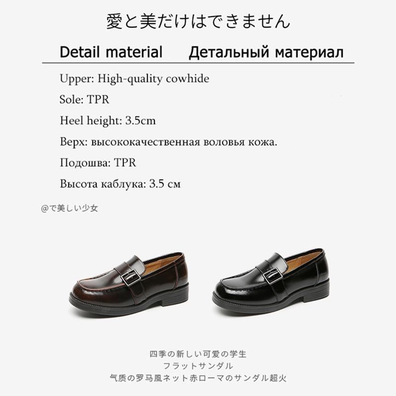 fashion 2024 New Spring and Autumn College Style Single Shoes Japanese Soft Girl Mid-heel Round Toe JK Uniform Shoes Vintage Shoes