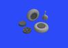 Eduard 1/72 Scale LookPlus P-47D Bubble Top Instrument Panel and Parts Set (for Tamiya) Plastic Model Kit Parts EDU674029 (Airplane)
