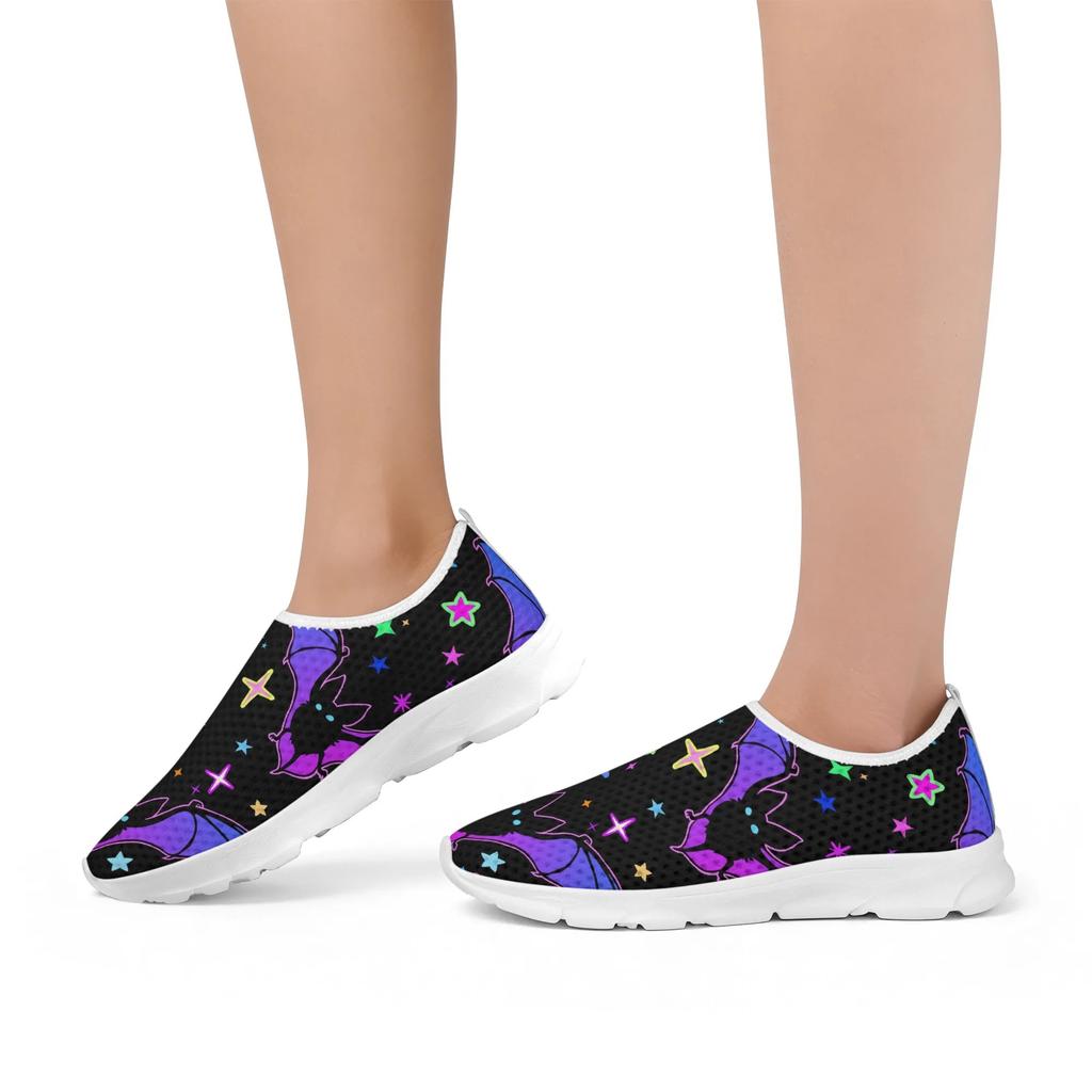 Breathable Running Shoes EU 36-48, Non Slip Mesh Sport Sneakers, Unisex Lace Up Walking Shoes for Men Women