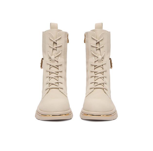 DeeZee Ankle Boots 60110-1 Ecru