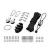 Kayak AnchorTrolley Kit AnchorSystem For Kayak Canoes Boat Kayak Hardware Eyes Wellnuts Screws Kayak Accessories For Kayak