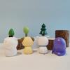 4 Stück/Set Crayon Shin Chan Anime Figur 6cm Q Version Kawaii Sammlerstück Modell Spielzeug Puppe Weihnachtsgeschenke für Kinder