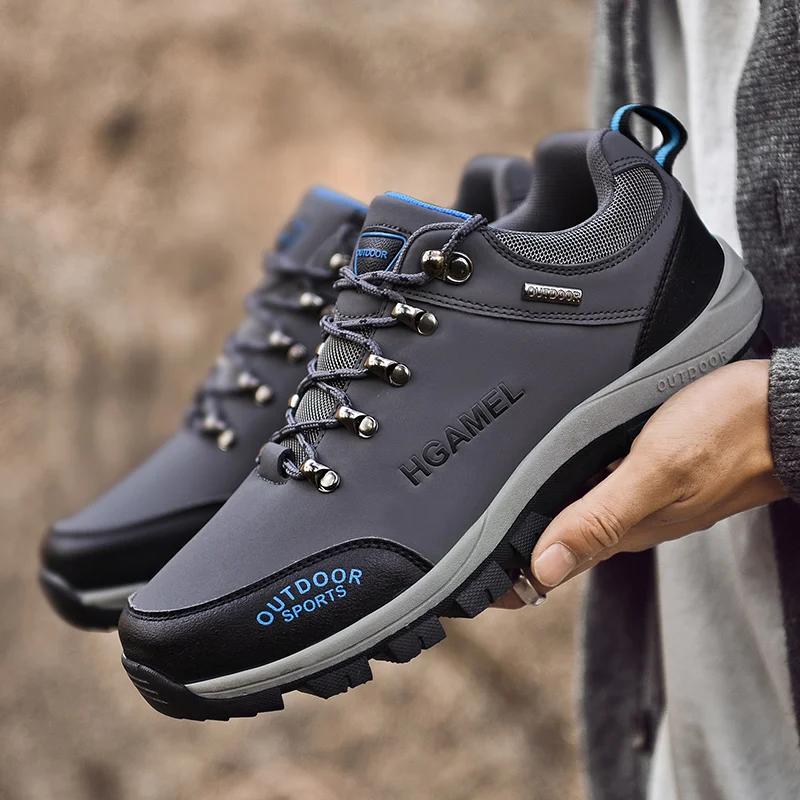 Outdoor Herren Trekkingschuhe Atmungsaktiv Klettern Wanderschuhe Herren Turnschuhe Bequeme Freizeitschuhe Herren Campingschuhe