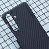 X-LEVEL pre Samsung Galaxy S24 Puzdro na telefón Textúra karbónových vlákien PC Zadný kryt