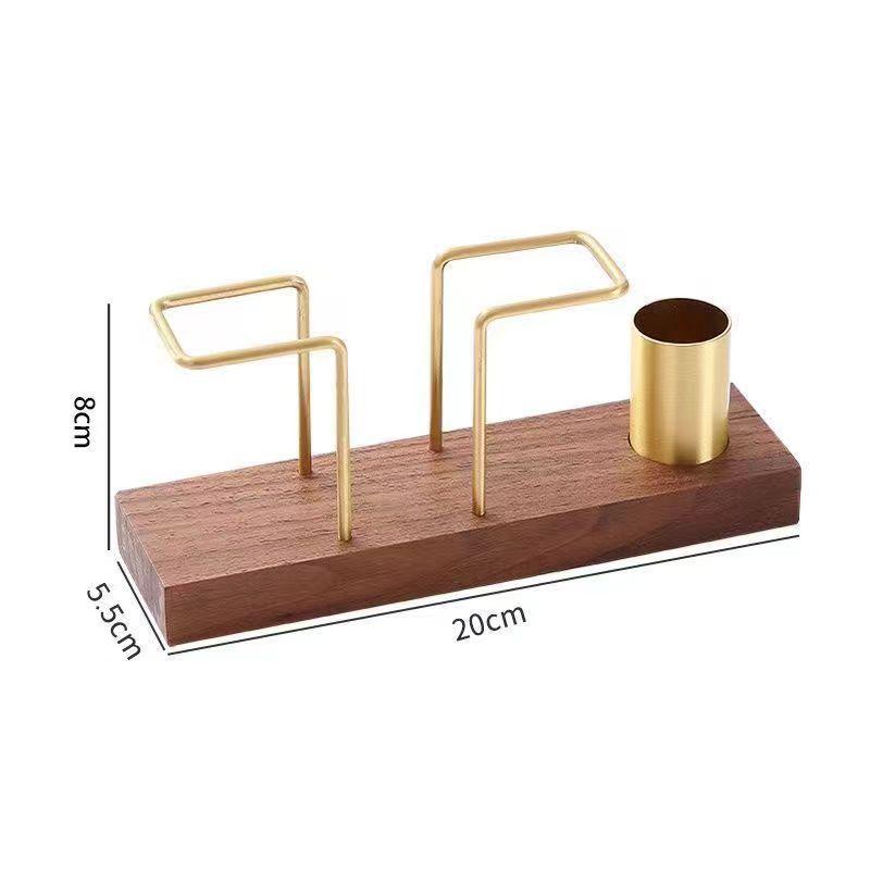 Beech Wood Vertical Tissue & Toothpick Holder for Dining Tables