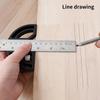 8/12 Inch Angle Ruler Protractor 180 ° Multi-angle Measurement Tools Angle Gauge  Scribing Tool