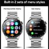 Männer Smart Watch Stahl Luxus wasserdicht Sport Fitness Herzfrequenz Bluetooth Anruf Smartwatch für Android IOS + Box
