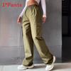 Casual Womens Cargo Pants With Polyester Breathable Fabric For Summer Comfort