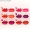 YOUNG VISION Water Lip Stain for Women Girls, LongLasting Lip Gloss Multi-Use Liquid Blush/Eyeshadow, Transfer-Proof Shine-to-Matte Finish In 3 Min