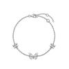 Elegant Butterfly Pendant Necklace Women Sterling Enamel Glow Design Minimalist Fashion Jewelry Gift