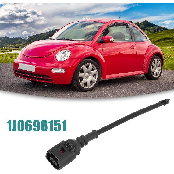 ACROPIX Disc Brake Pad Wear Sensor Front Brake Pad Electronic Wear Indicators for Volkswagen Beetle - Pack of 1 Black