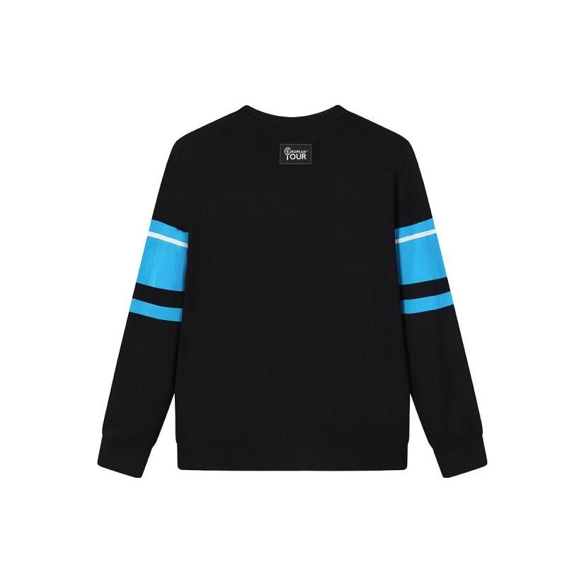 New FILA Knitwear Men's Pitch Black A11M145403F-BK