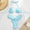 Bandage Bikinis Set Sexy Bikini Sets Solid Swimsuit Women Beachwear 2026 Summer Swimwear High Cut Bathing Suit Beach Biquinis