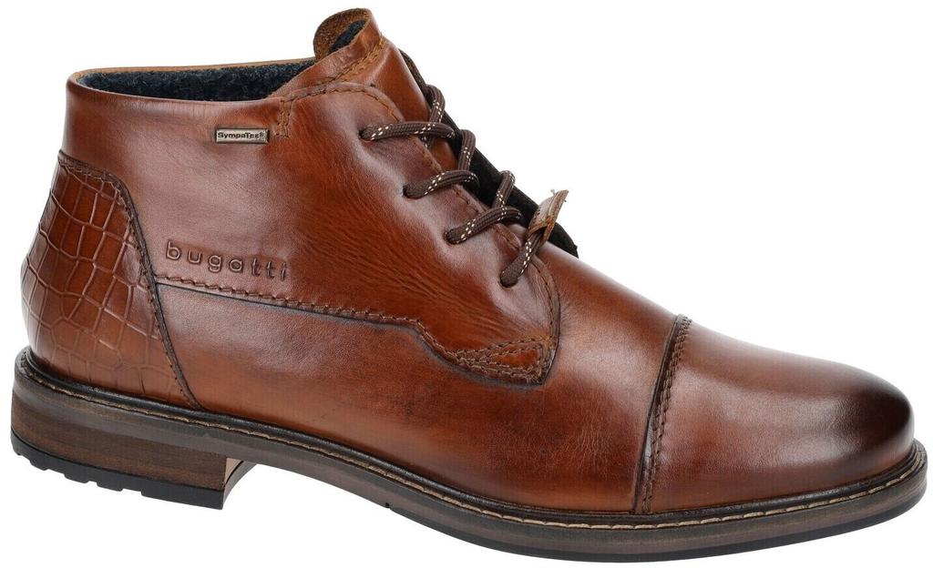 Сапоги Bugatti коричневые на шнуровке