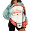 Women's Christmas Print Crewneck Sweatshirt, Lightweight Casual Trendy Pullover for Holiday Wear