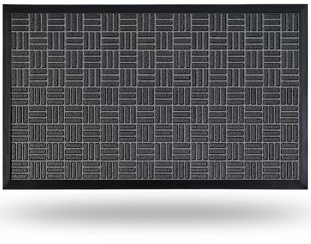 CLEKOD Commercial Mud Approximately 40cm x Solid Suitable for and Offices Doormat, Indoor/Outdoor Use, Use, Removal, Non-Slip, Quick-Drying,