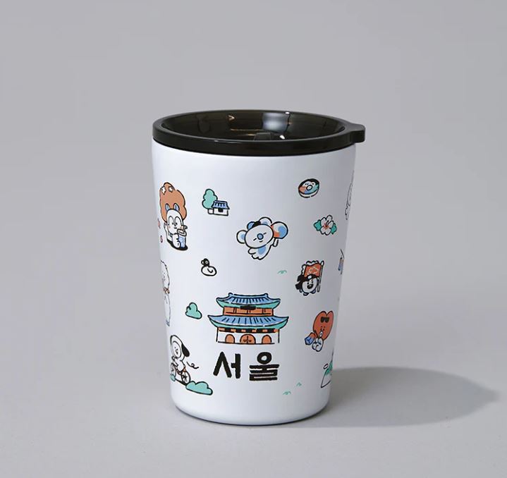 BT21 Seoul Edition Tumbler 340ml – Korean Exclusive