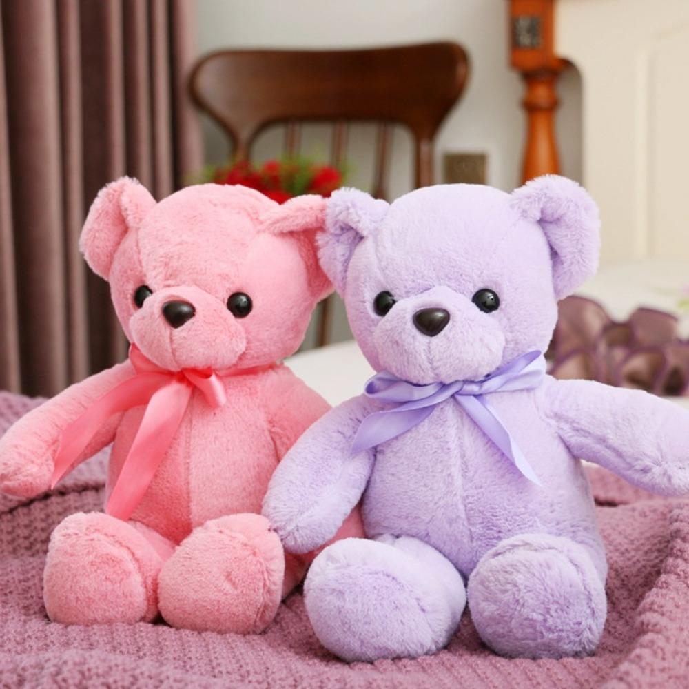 Filling Decoration Bear Stuffed Toys Bear Plush Toys Silk Bowtie Bear Plush Toys Stuffed Animal