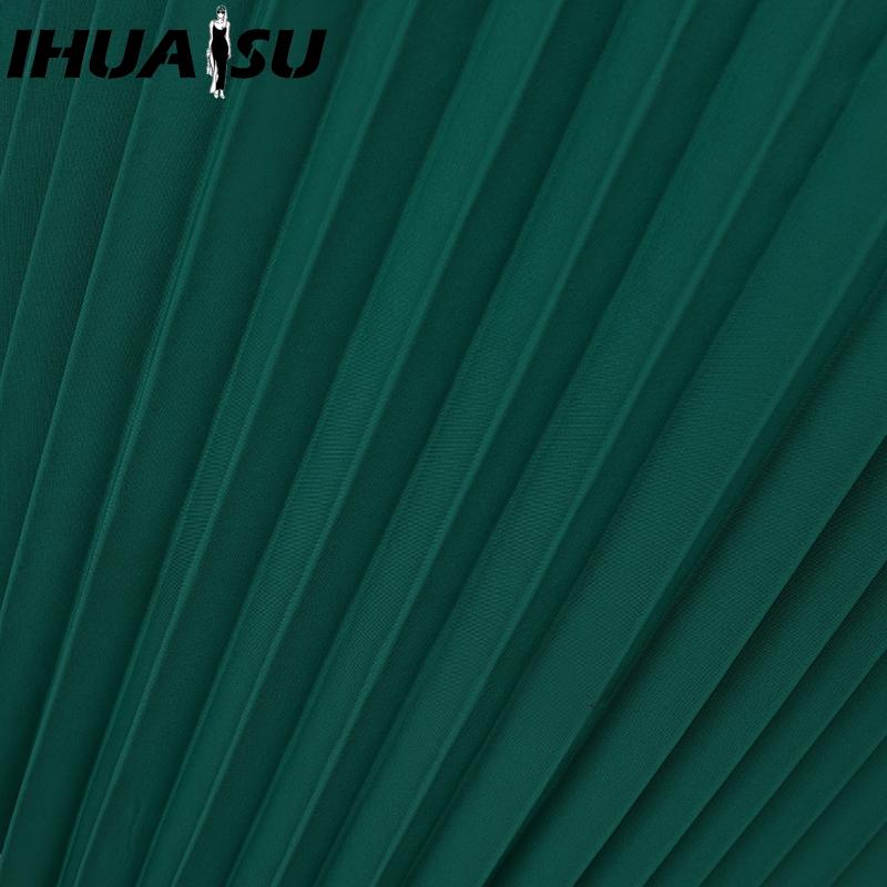 IHUASU Robe d'été décontractée à manches courtes et col rond pour femme