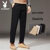 Playboy Men's Cropped Straight-Fit Casual Pants