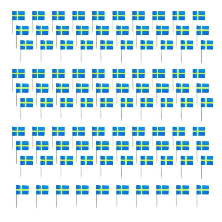100Pcs National Flag Toothpick Cakes Picks Cupcake Top Decoration For Sweets Desserts Display And Festival Celebration