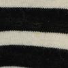 ORCIVAL wool Border Pattern Long sleeve sweater 5 Black series knit Men's Used