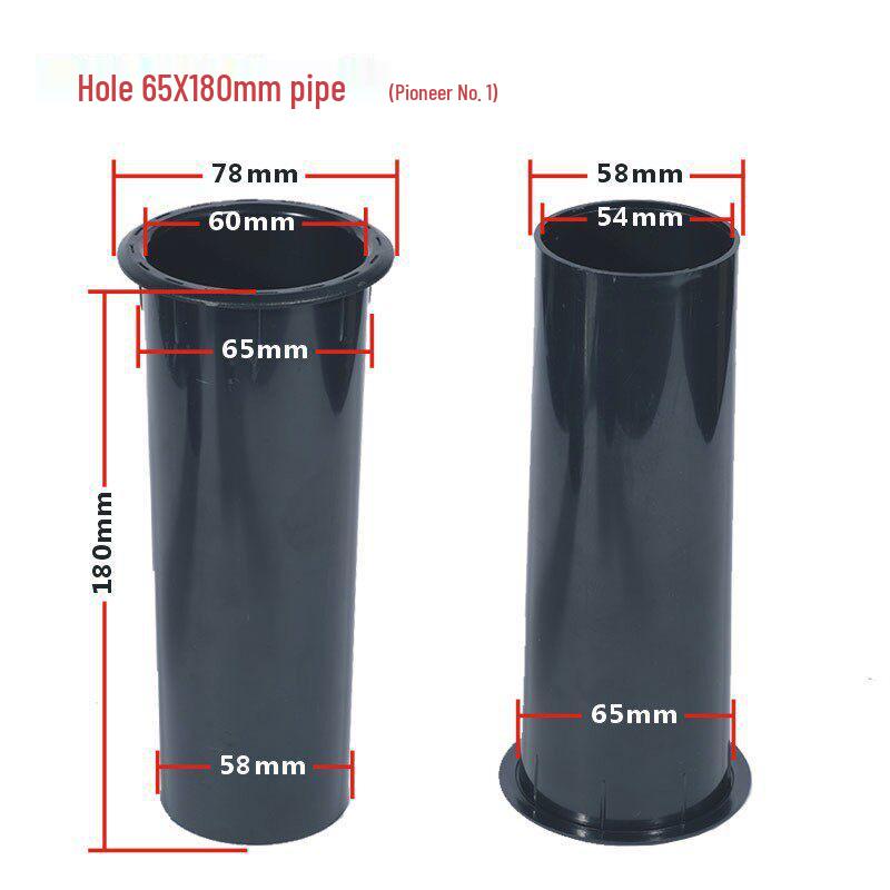 Speaker Bass Reflex Tube, 18mm-144mm, for Audio System Sound Guide, 2in-18in Air Vent Hole, Brand New.