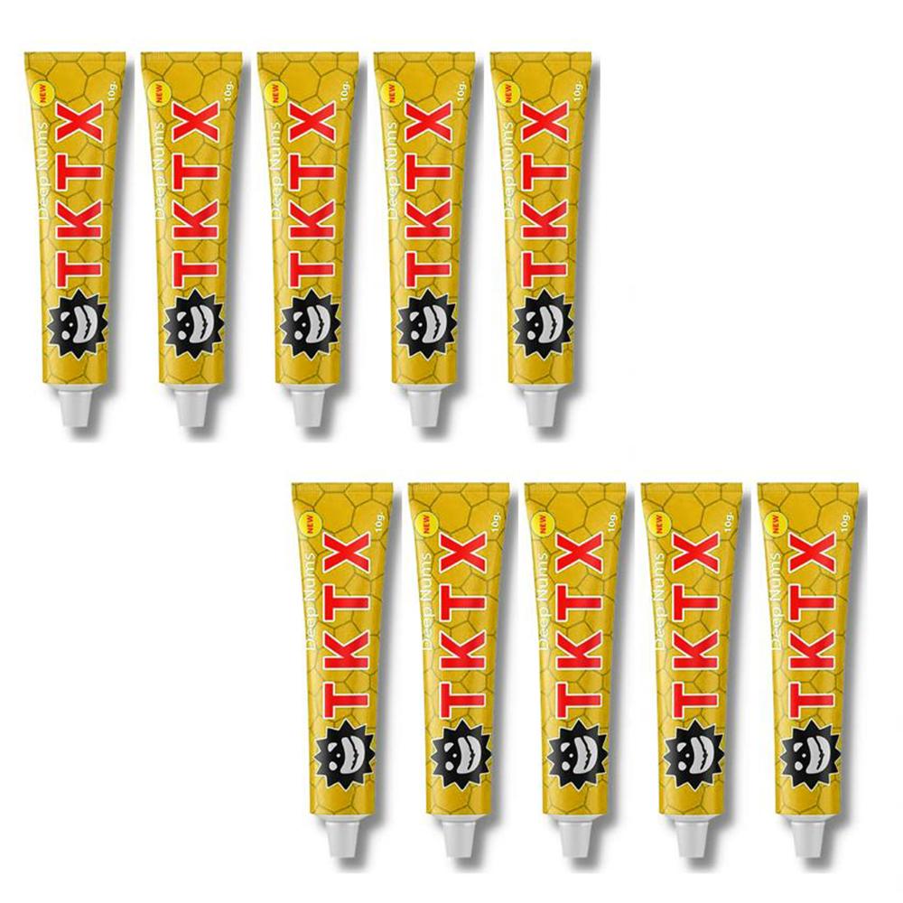 TKTX 55% Numbing Cream 10g Black/white/blue/yellow/green/gold/red