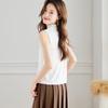 Srcr Women's Lapel Wool Blend Knit Vest