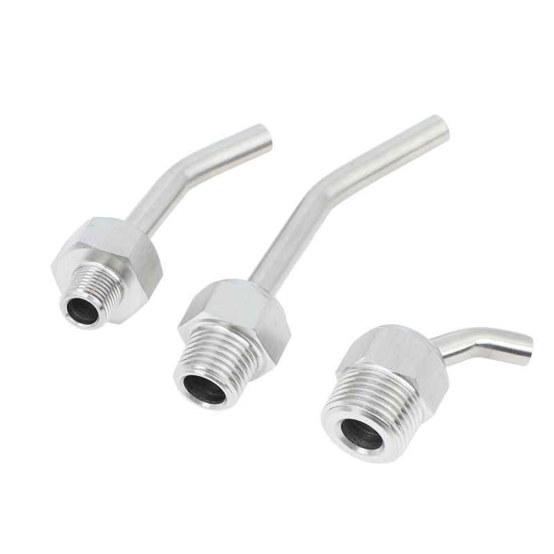 Stainless Steel Coolant Hose Nozzles Low Maintenance Anti Rust for CNC Lathes Toolholder Factory Machining Tooling