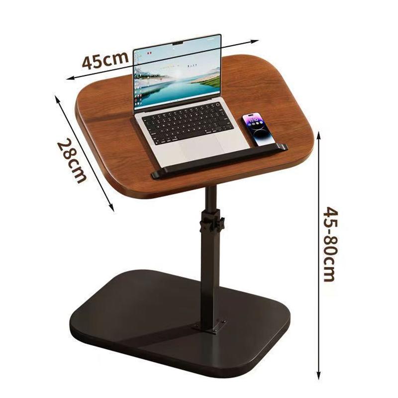 Höhenverstellbarer, drehbarer Beistelltisch, multifunktionaler, leichter Sofa-Beistelltisch, Kaffee-/Teetische, beweglicher Schreibtisch für das Wohnzimmer