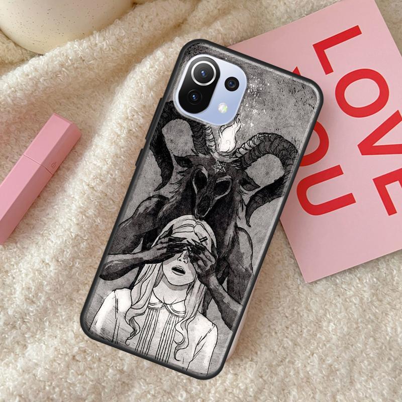 Satanic Scary Skull For POCO F3 F1 M3 M4 X3 Pro GT X4 Pro Phone Case For Xiaomi Mi 11 Lite 12 11T Pro Cover