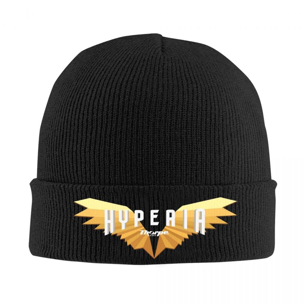 Hyperia Thorpe Park Logo Warm Knitted Cap Winter Knit Bonnet Hat Skullies Beanies Hip Hop Caps for Unisex