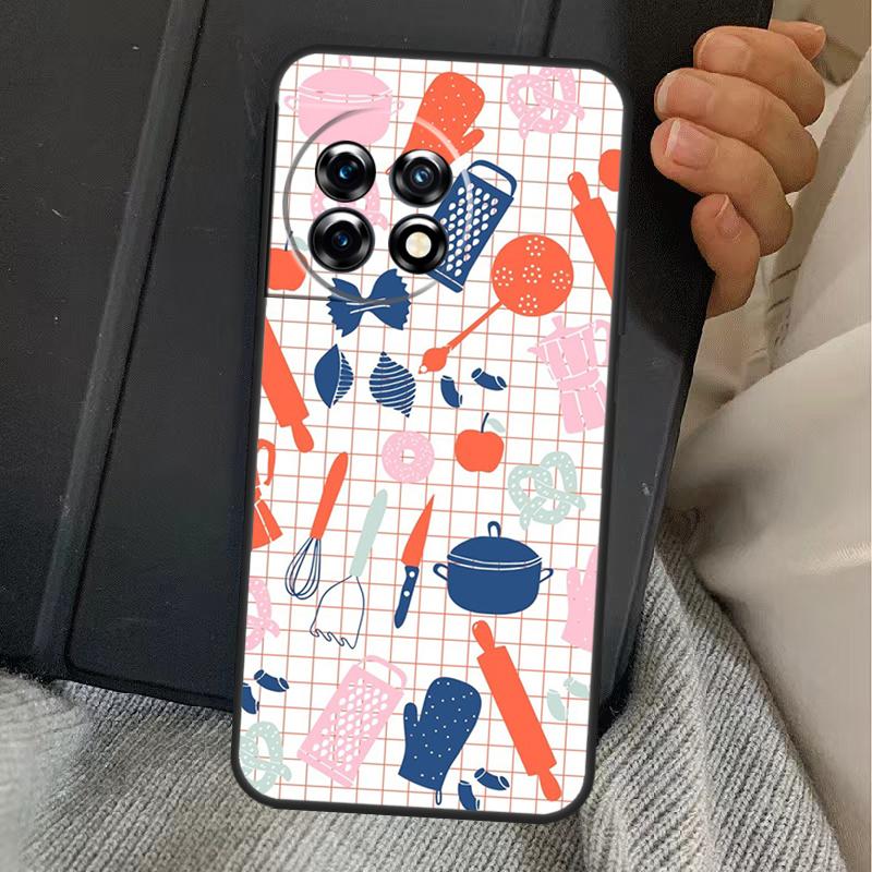 Cooking Chef Knives Case For OnePlus Nord 5 CE 2 3 4 Lite N20 N30 OnePlus 15 13 12 11 10T 10R 12R 13R 13T Cover