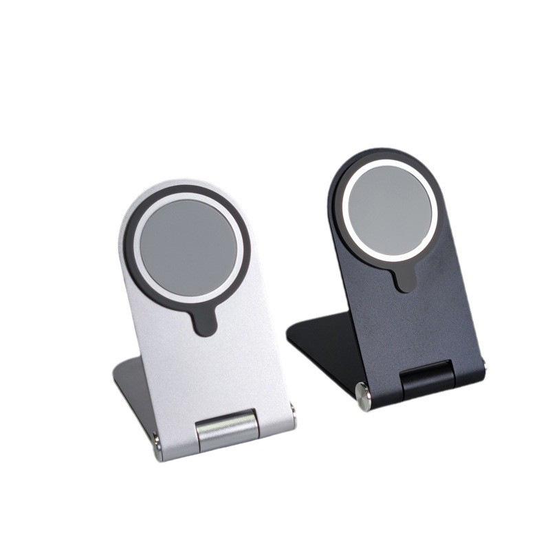Foldable Aluminum Wireless Charger Stand for Apple MagSafe