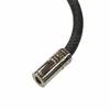Great LOUIS VUITTON bracelet Damier Graphite Bracelet Keep It Bangle M6609E Used