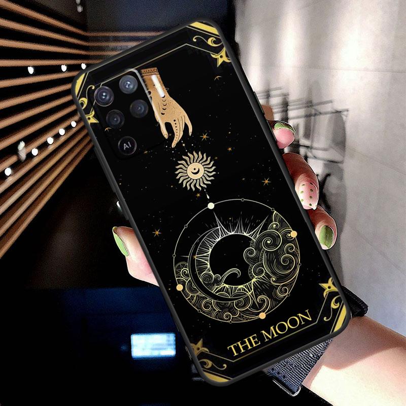 Astrology Tarot Cards Case For OPPO A96 A76 A16 A94 A74 A54 A53 A57 S A15 A52 A72 A93 A5 A9 A31 A17 A77 A78 Coque