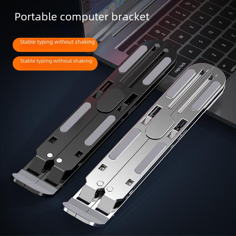 Nastavitelný hliníkový stojan na notebook s chladicí základnou