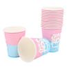 30 Pcs Paper Cups 2 Packs Girl Boy Festive Birthday Accessories for Baby Party Decoration