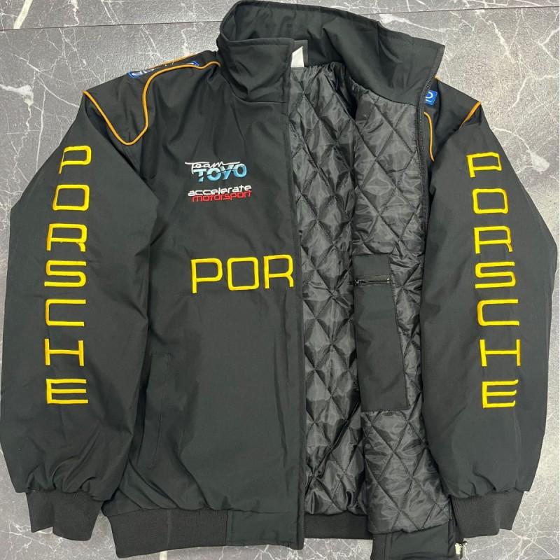 F1 Racing Embroidered Jacket Motorcycle Riding Long Sleeve Winter Loose Coat Unisex Women