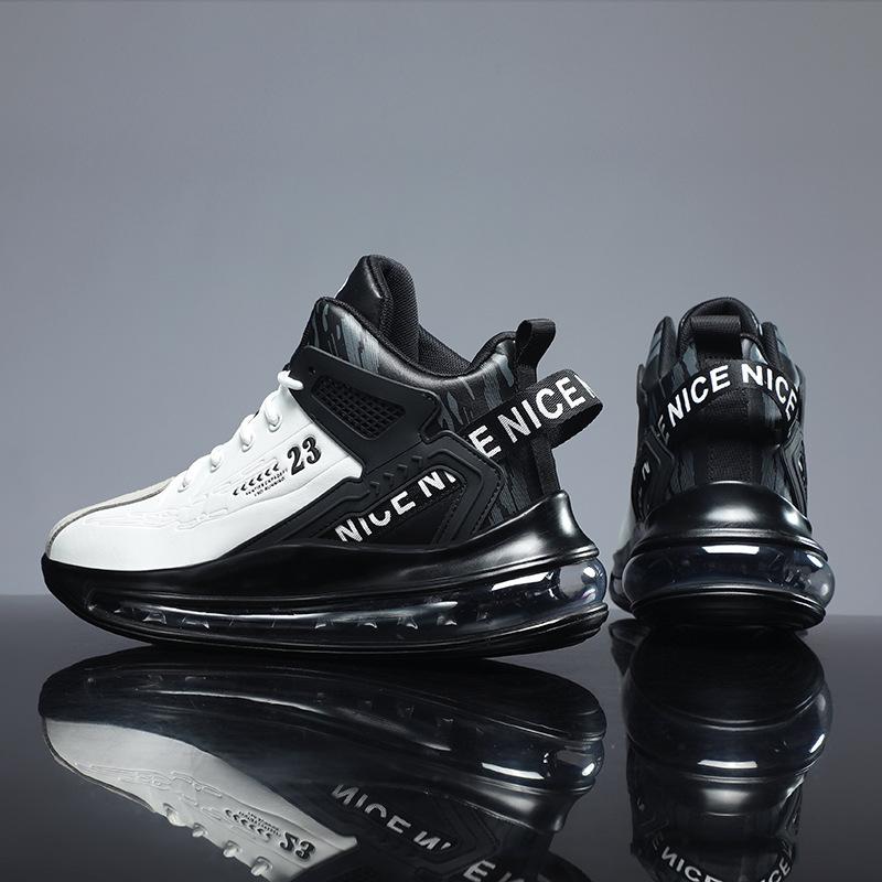 Cheap natal year red spring sports basketball youth full palm air cushion sneakers trendy shoes 39