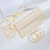 20Pcs Flower Charm Chain Bracelet Set For Women Bohemian Multilayer Adjustable Bracelets Vintage Floral Stackable Jewelry Gifts