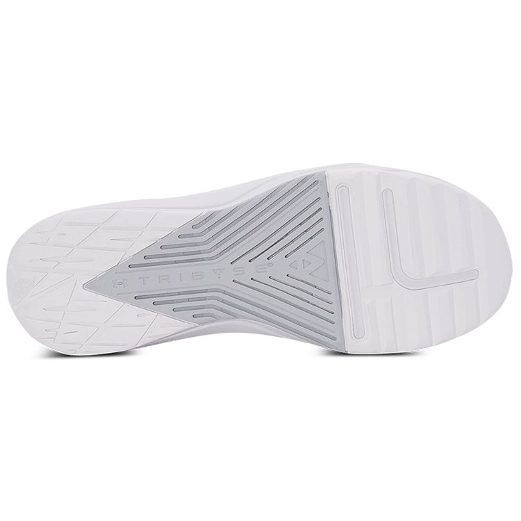 Under Armour Cushioning Non-Slip Durable Breathable Low-Top Training Shoes Unisex Sneakers White 3023006-105