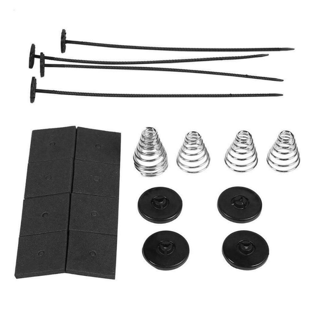 2Sets Black Kit Mounting  Car Electric Fan Electric Fan Mounting Kit Electric Radiators  For Car