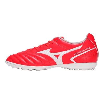 Monarcida Neo II Select Round Toe Lace-Up TF (Rubber Studs) Slip-Resistant Durable Soccer Shoes Men Sneaker Fluorescent-Red P1GD232564
