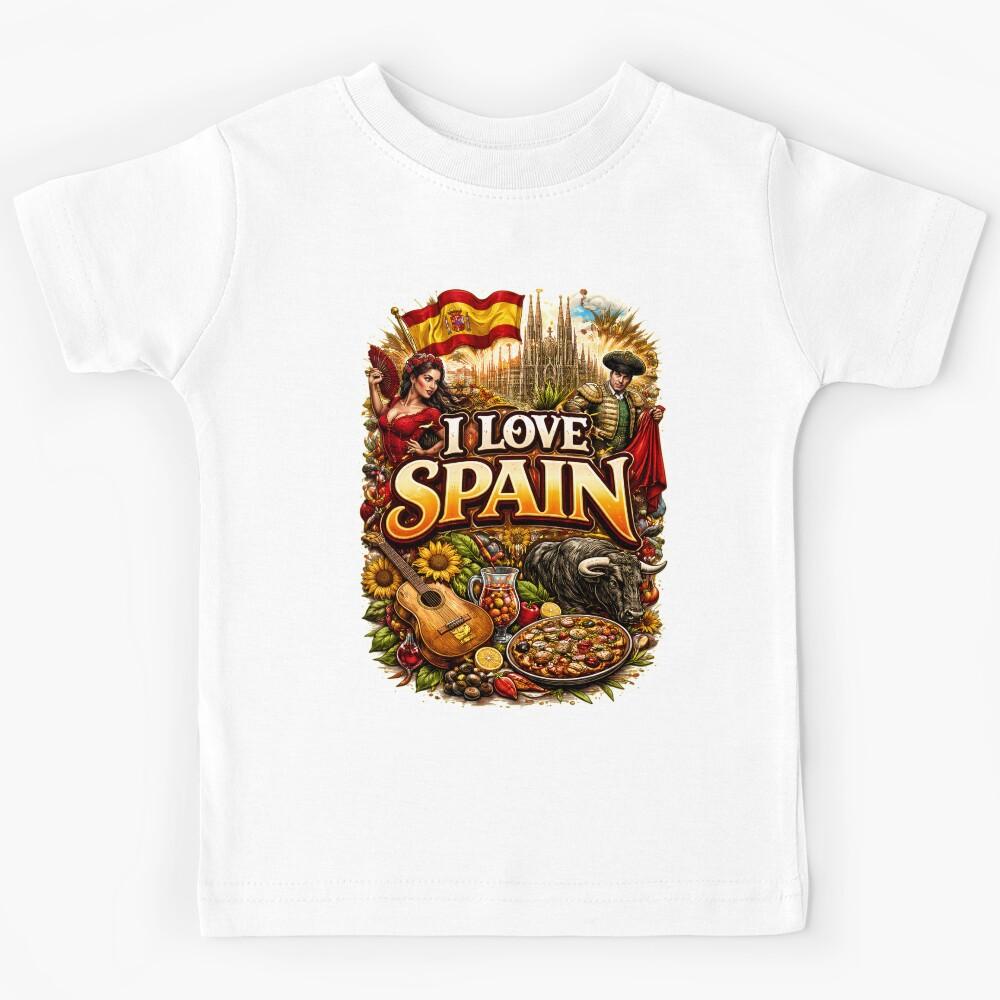 I Love Spain Kids T-Shirt 110