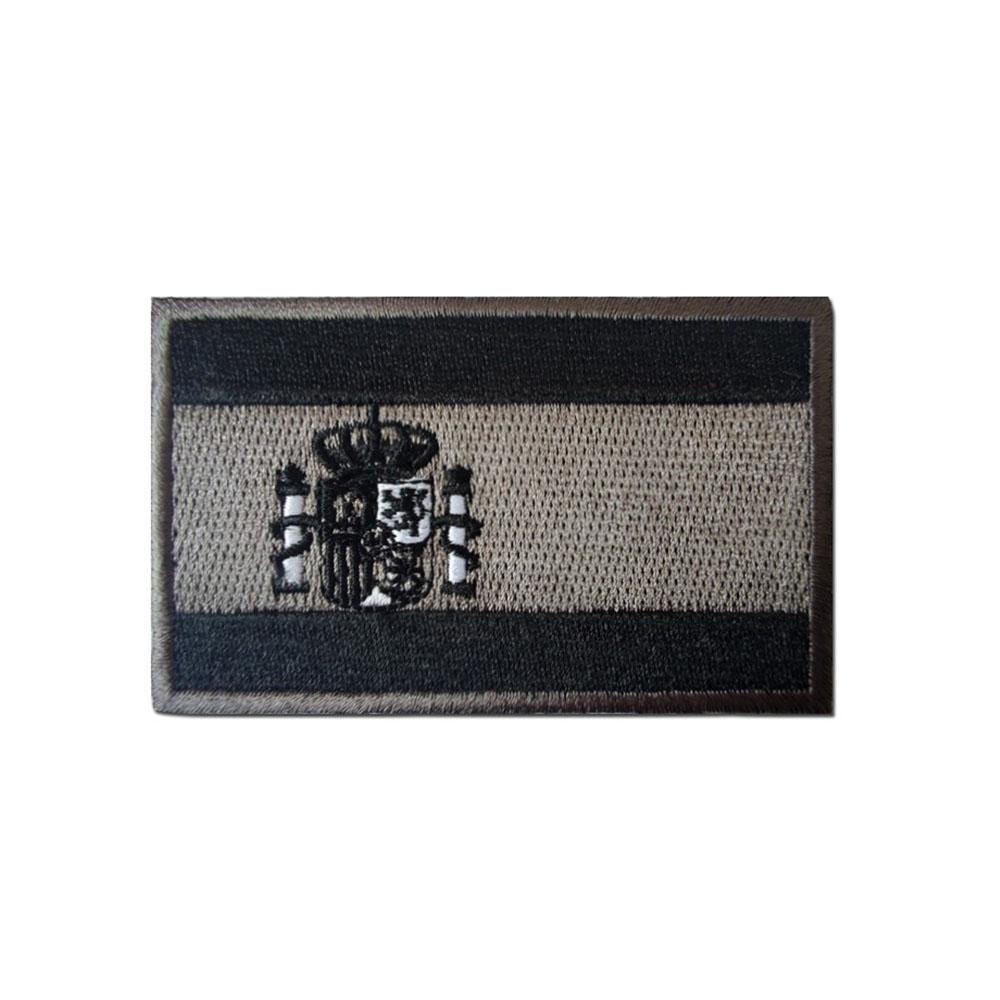 Toppa Ricamata Bandiera Spagnola su Vestiti Accessori Militari Tattici Toppe con Velcro Zaino Distintivo Morale Applicazione Chiusura