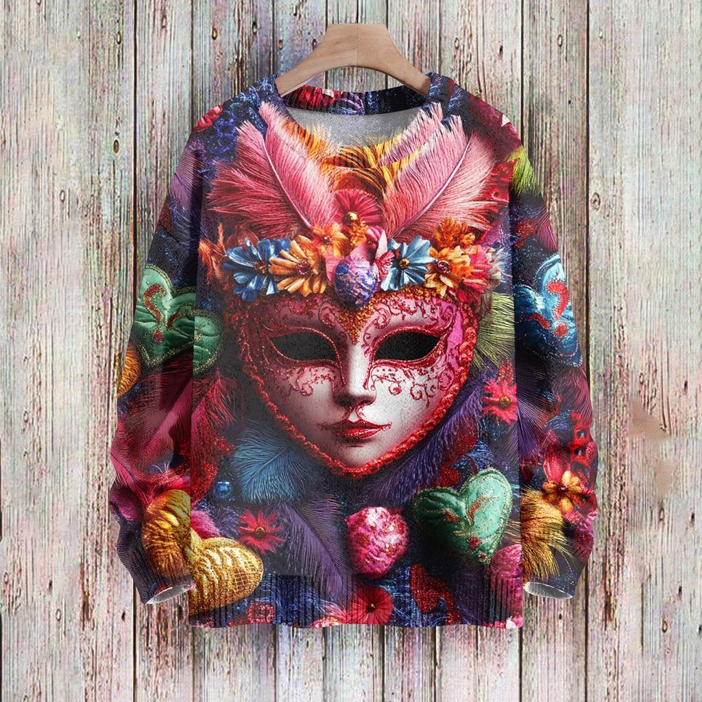 Children's Sweatshirts Boys' And Girls' Knitwear Cute Printed Shirts Round Neck Pullover Tops