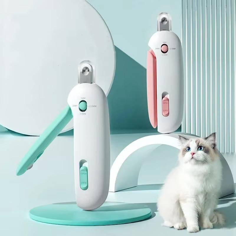 Cat Dog Nail Clippers with Adjustable Hole Professional Pet Nail Clippers To Avoid Nail Over-Cutting Puppy Kitten Claw Care Tool