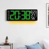 17.3Inch LED Digital Clock with Auto Brightness Adjustment and Time Management Alarm Temperature Date Week Display